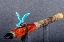 Dream Amboyna Burl Native American Flute, Minor, Low E-4, #Q7C (4)